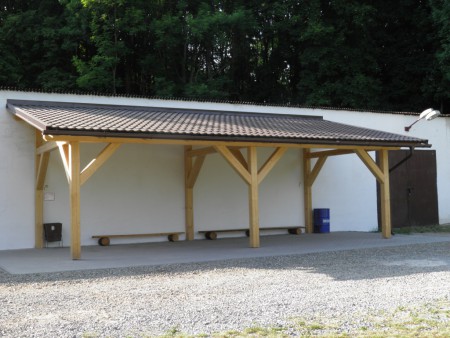 Pergola na hřišti